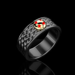 Reign Sterling Silver Inspired Dragon Ball Z Mens Band